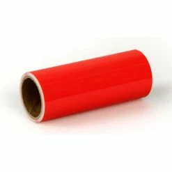 Oracover Oratrim Roll Flu. Red (21) 9.5Cm X 2M