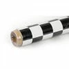 2Mtr Oracover Fun-3 Large Cheq.White/Black