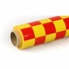 10Mtr Oracover Fun-3 Large Cheq.Yellow/Red