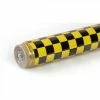 2Mtr Oracover Fun-4 Small Cheq.Yellow/Black